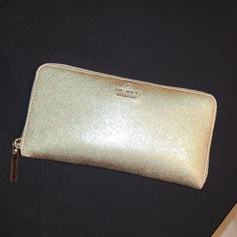 Kate Spade Gold Wallet